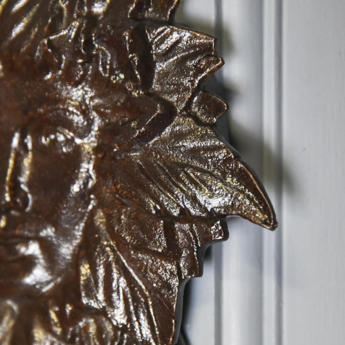 Close-Up of Black Powder Coated Finish