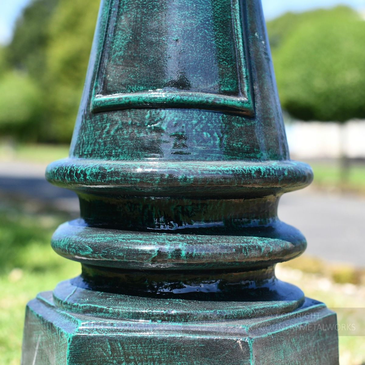Cast Iron Lamp Post Detailing Cast Iron Lamp Post Detailing