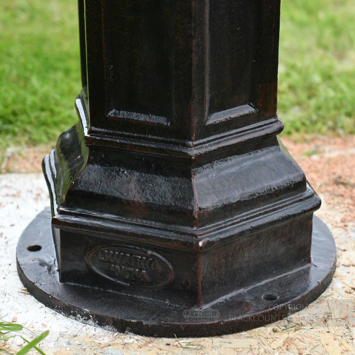 Cast Iron Ornate Lamp Post Base Plate Cast Iron Ornate Lamp Post Base Plate