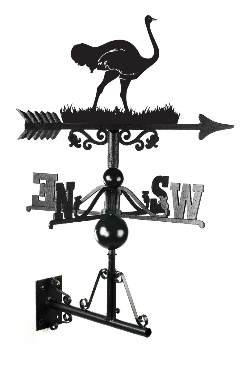 Cast Iron Ostrich Weathervane