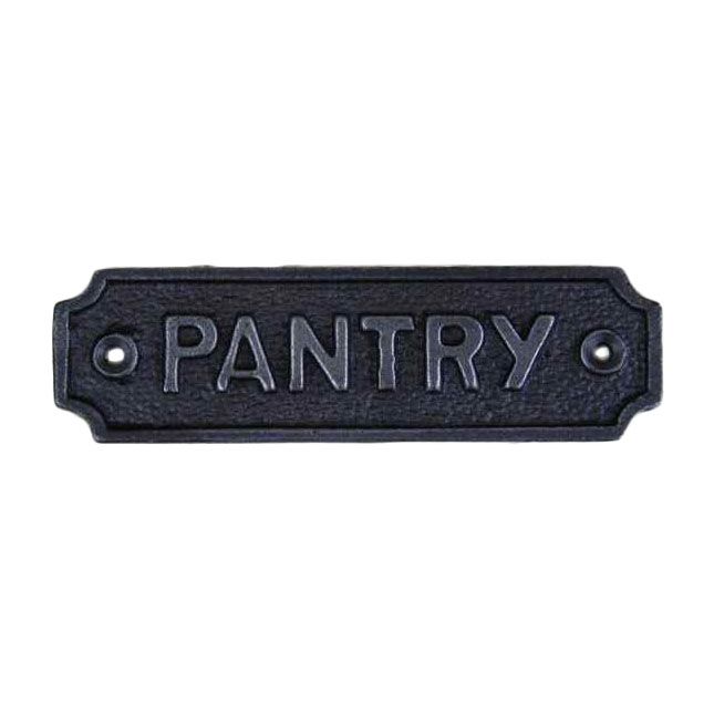 Cast Iron "Pantry" Sign