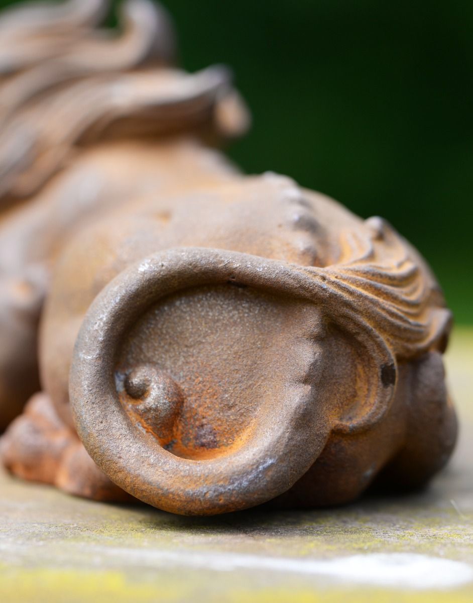 Cast iron Rustic Tail On Sculpture Cast iron Rustic Tail On Sculpture