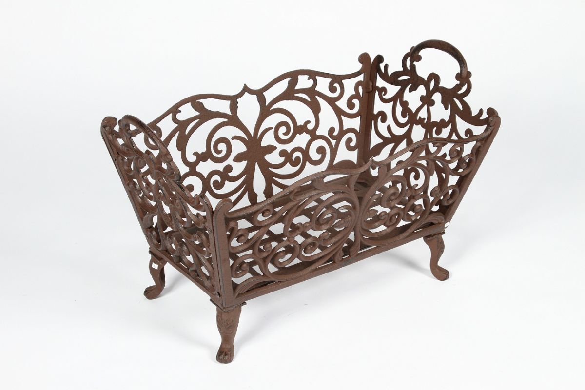 "Esenly Hall" Ornate Log Basket "Esenly Hall" Ornate Log Basket