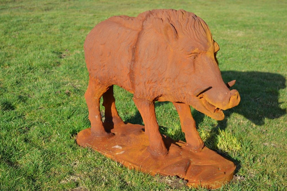 “Brockton” Cast Iron Rustic Wild Boar  “Brockton” Cast Iron Rustic Wild Boar