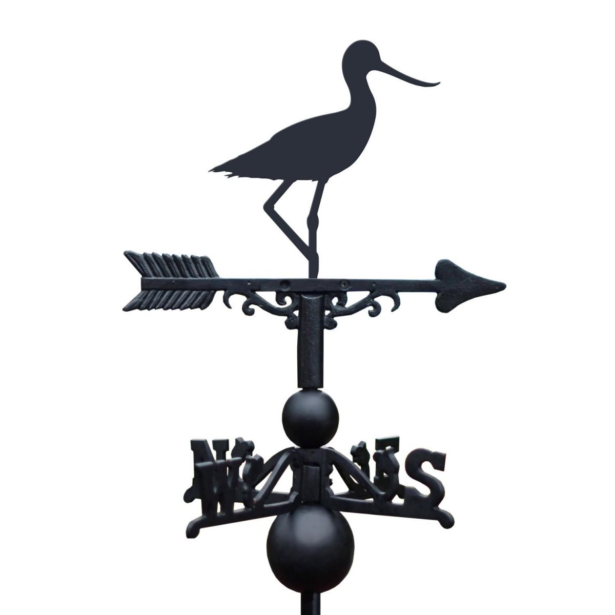 Close-Up of Avocet Bird Topper for Weathervane