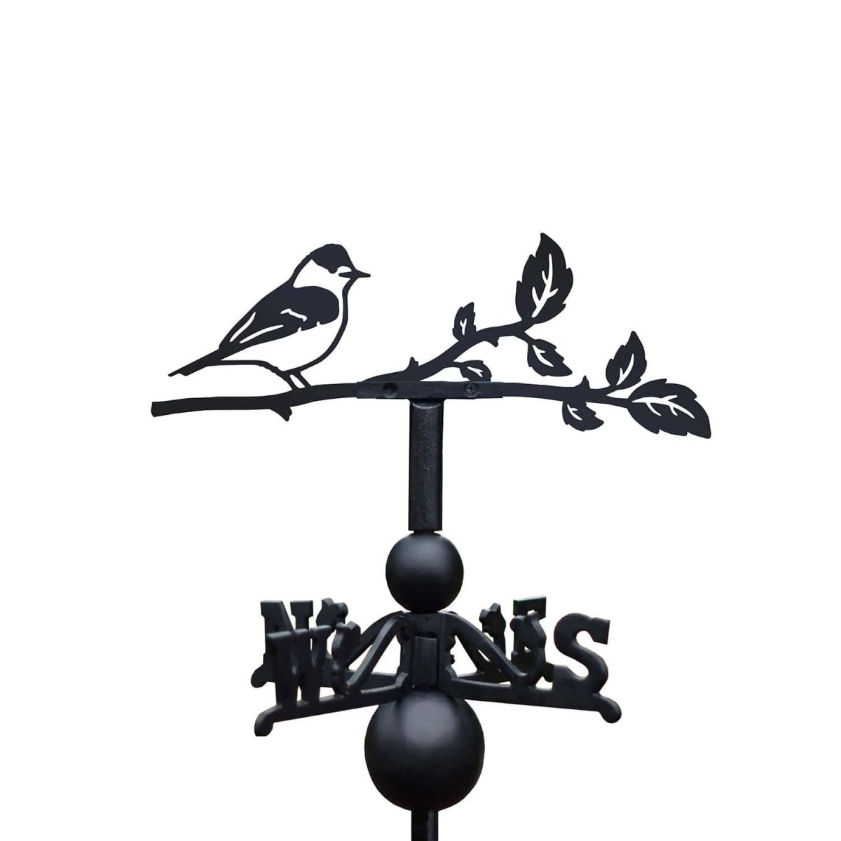 Close-Up of Cast Iron & Steel Blackcap Weathervane