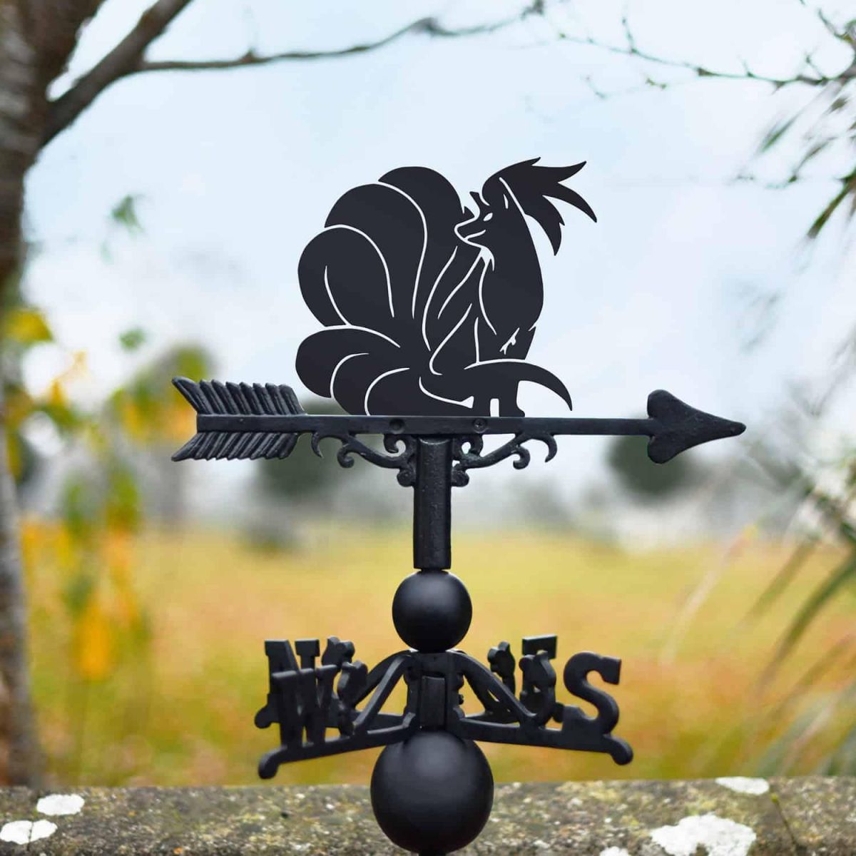 Cast Iron & Steel Generation I Fox Character Weathervane