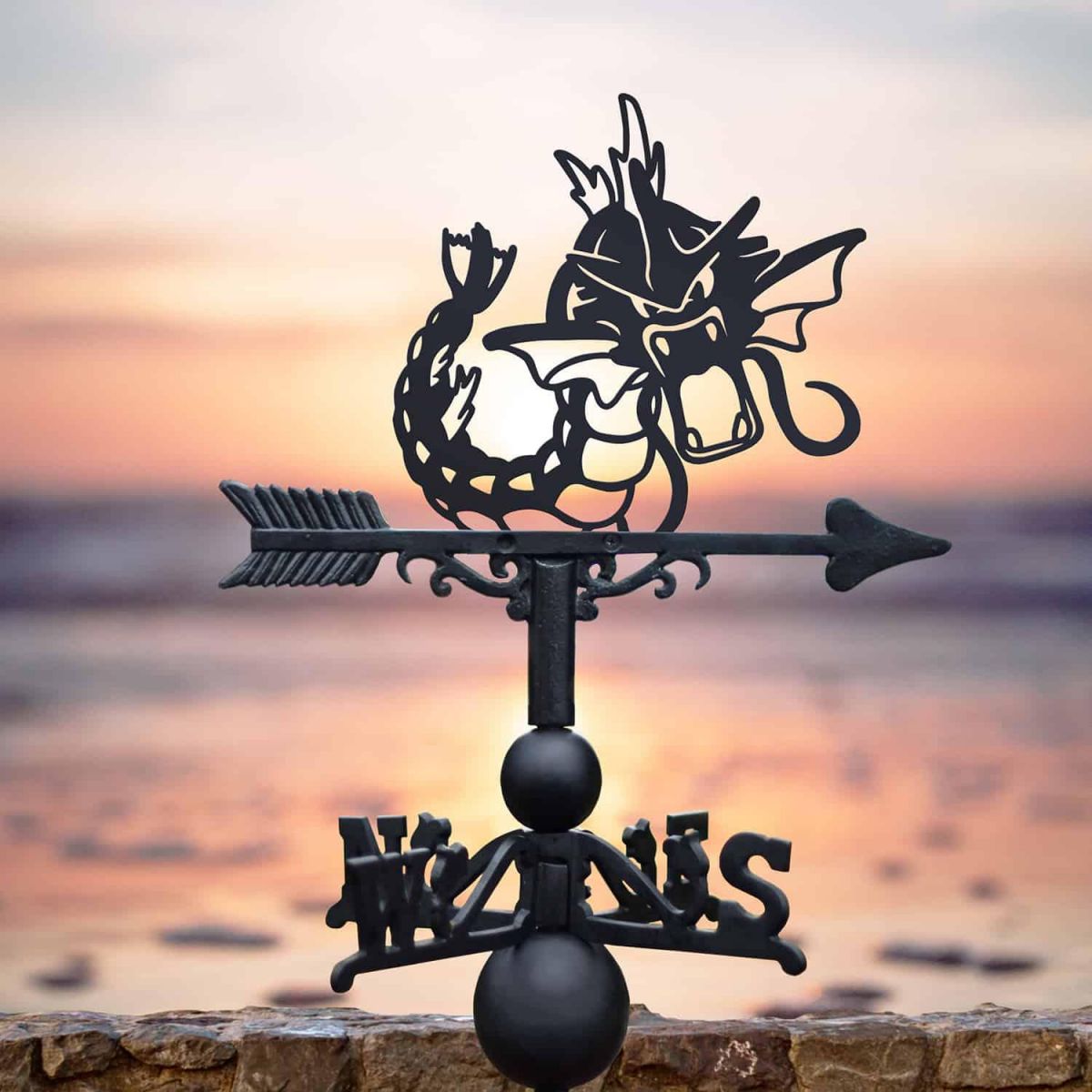 Cast Iron & Steel Generation I Water Creature Weathervane