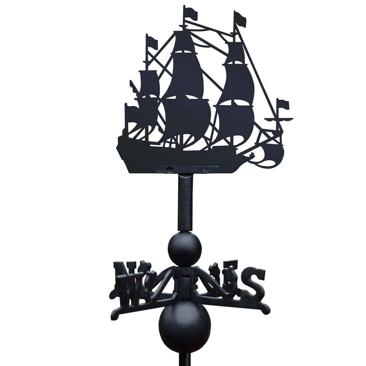 Close-Up of Cast Iron & Steel HMS Sovereign of the Seas Weathervane