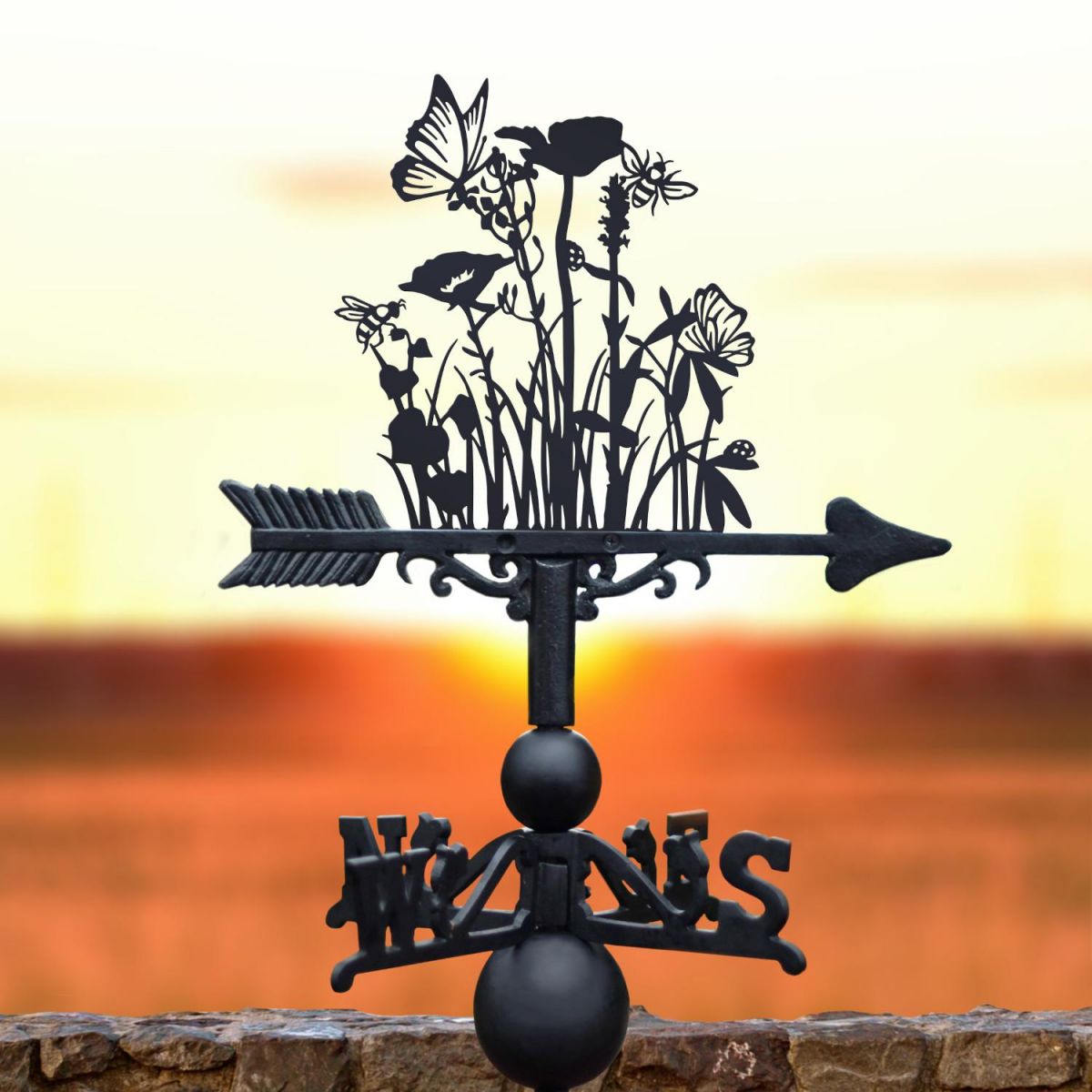 Weathervane with Meadow Motif Weathervane with Meadow Motif