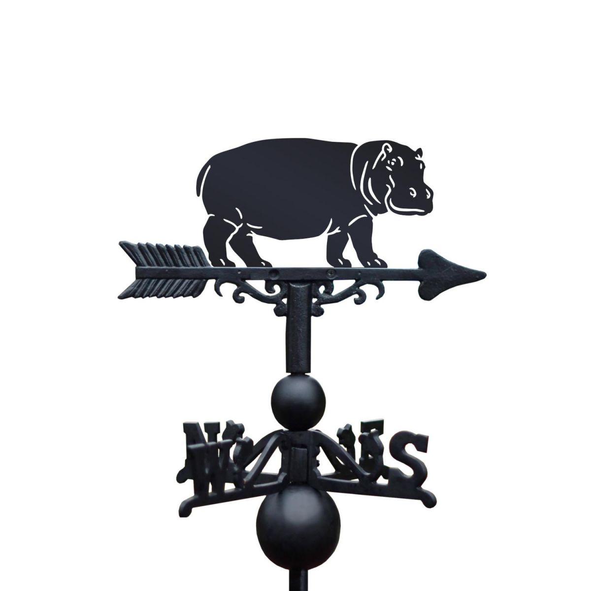 Close-Up of Standing Hippo Topper