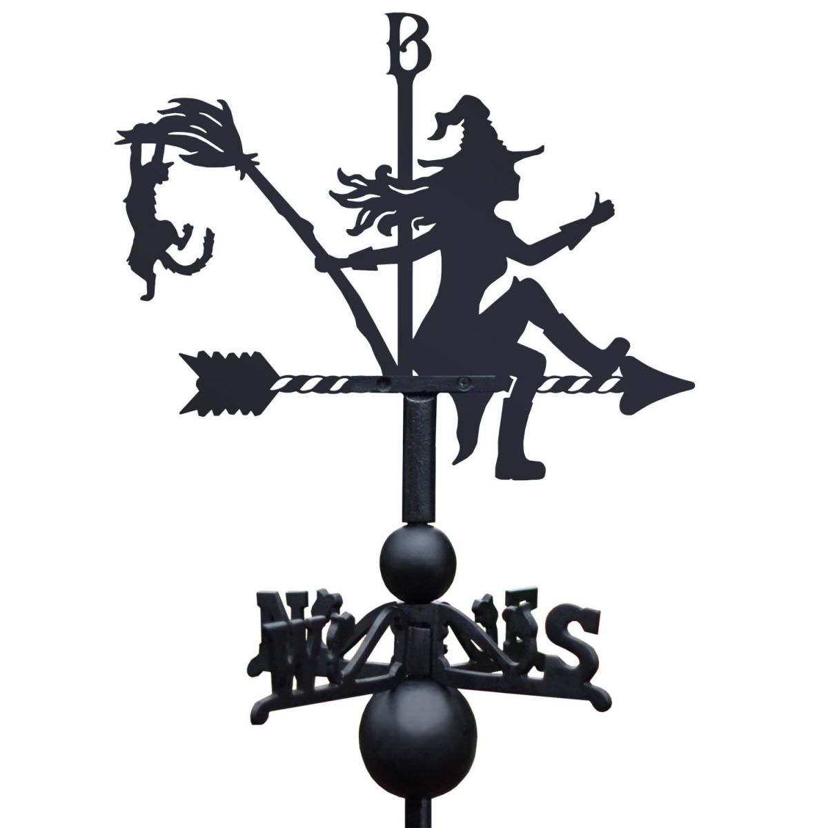 Close-Up of Witch & Cat Topper