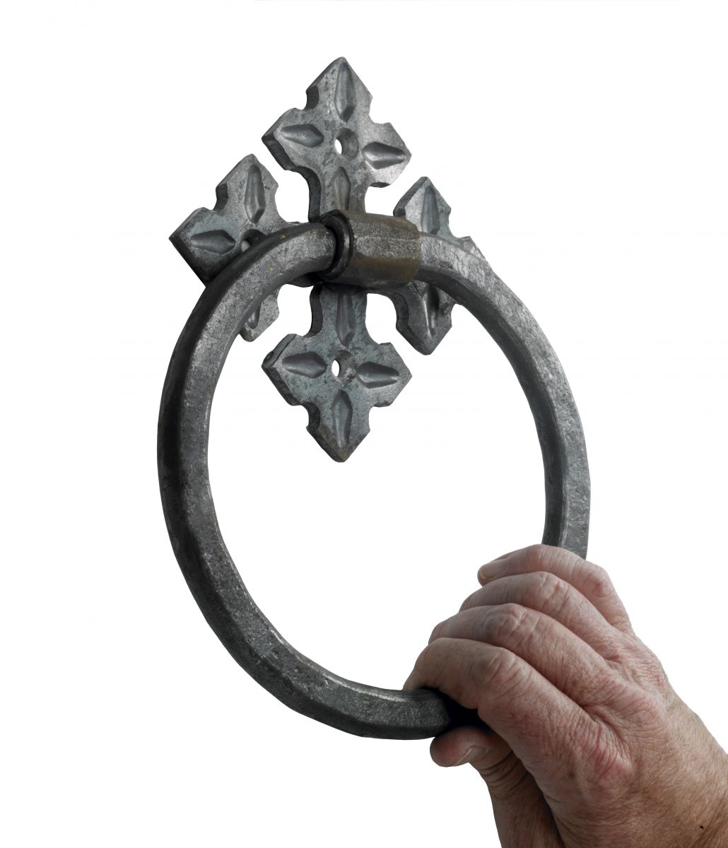 “Celtic Treasure” Natural iron door knocker