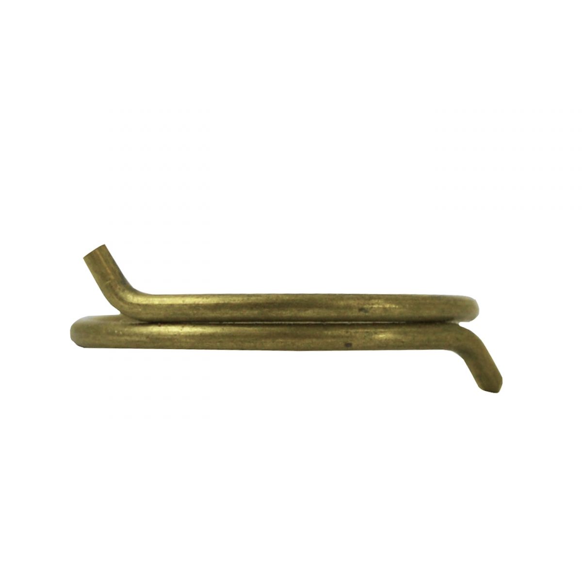 Set of 10 Brass Plated Curtain Rings 