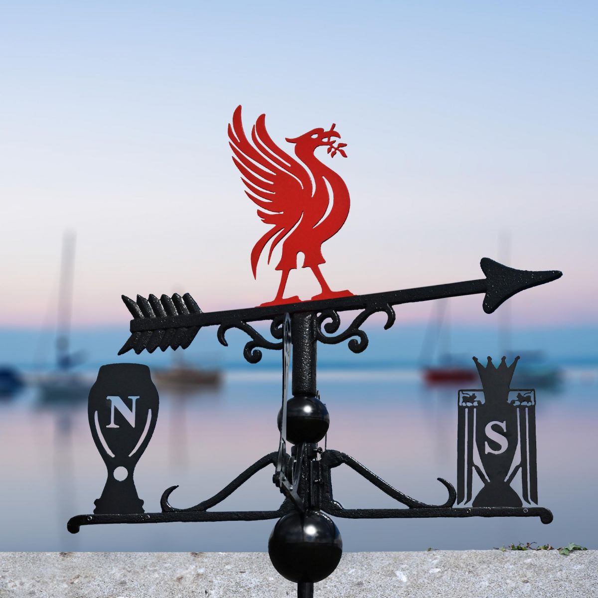 Deluxe Liverpool FC Trophies Weathervane Deluxe Liverpool FC Trophies Weathervane