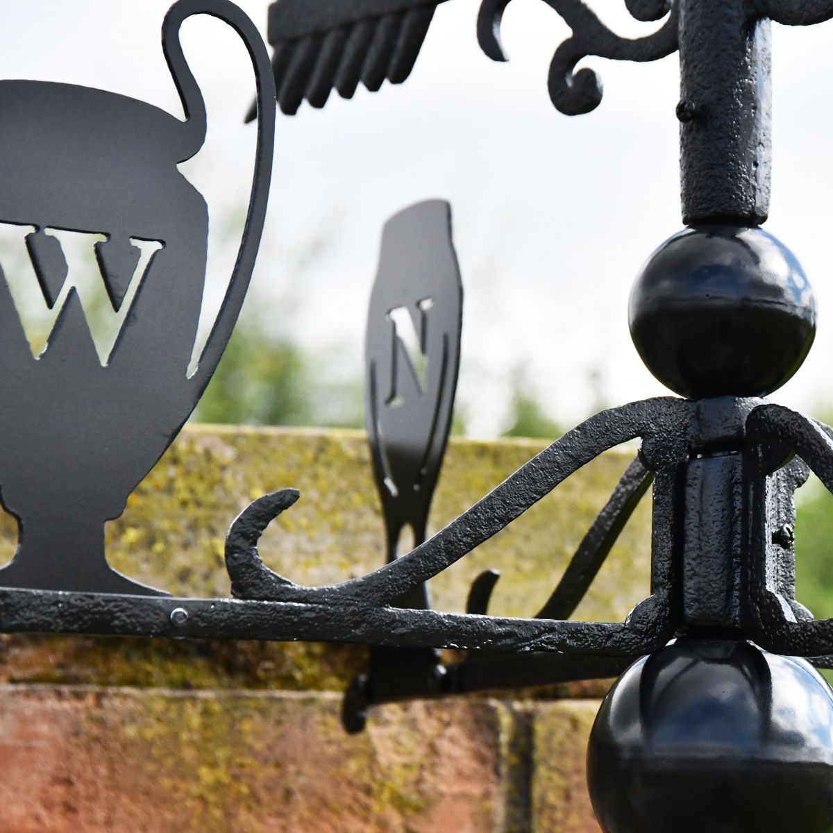 Deluxe Liverpool FC Weathervane Close-Up Details Deluxe Liverpool FC Weathervane Close-Up Details