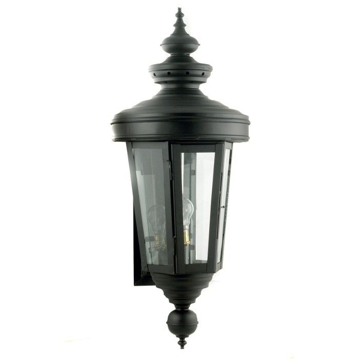 "Cheltenham" Wall Lantern Finished in Black