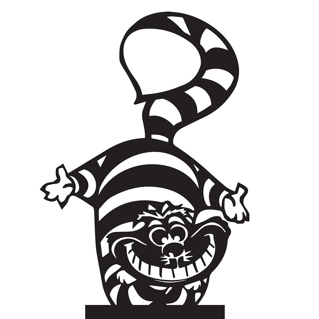 Cheshire Cat Weathervane Top