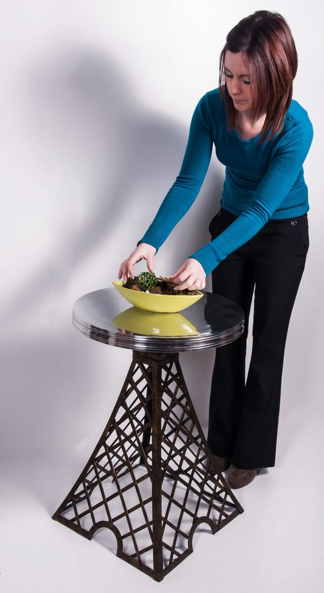 “Parisian Park” Eiffel Tower Table with Aluminium top “Parisian Park” Eiffel Tower Table with Aluminium top