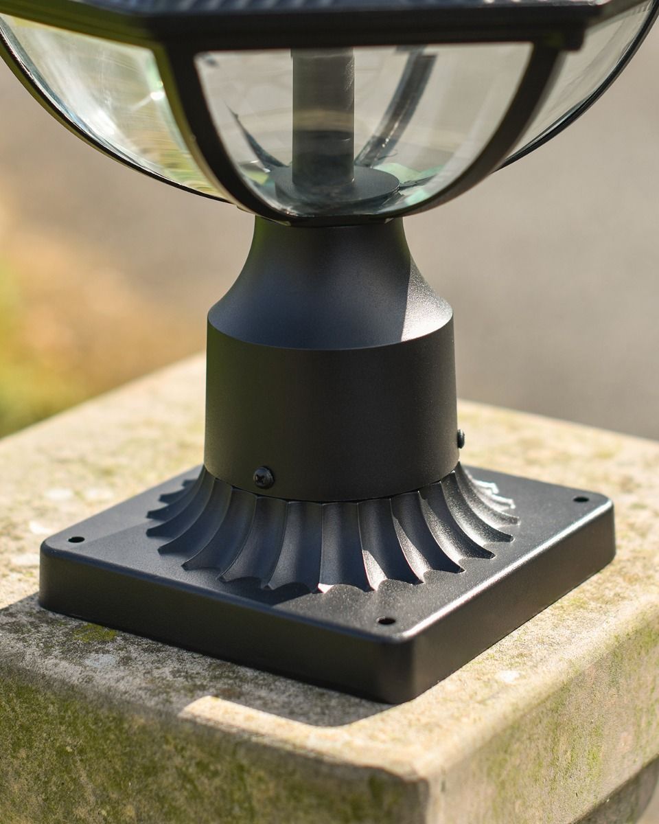 Ornate Base on the "Chichester" Traditional Pillar Light