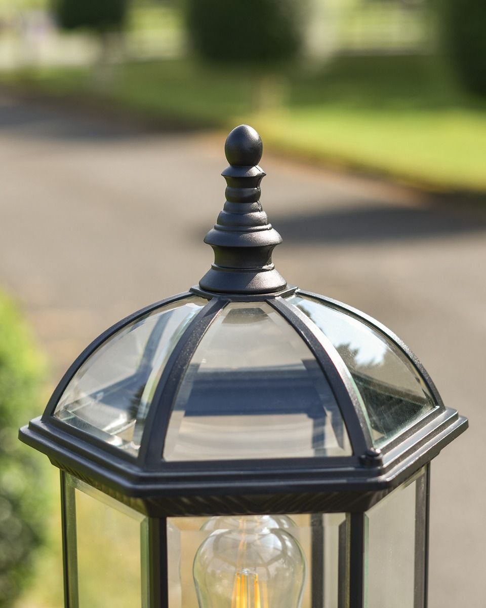 Close-up of the Domed Glass on the Top of the Lantern