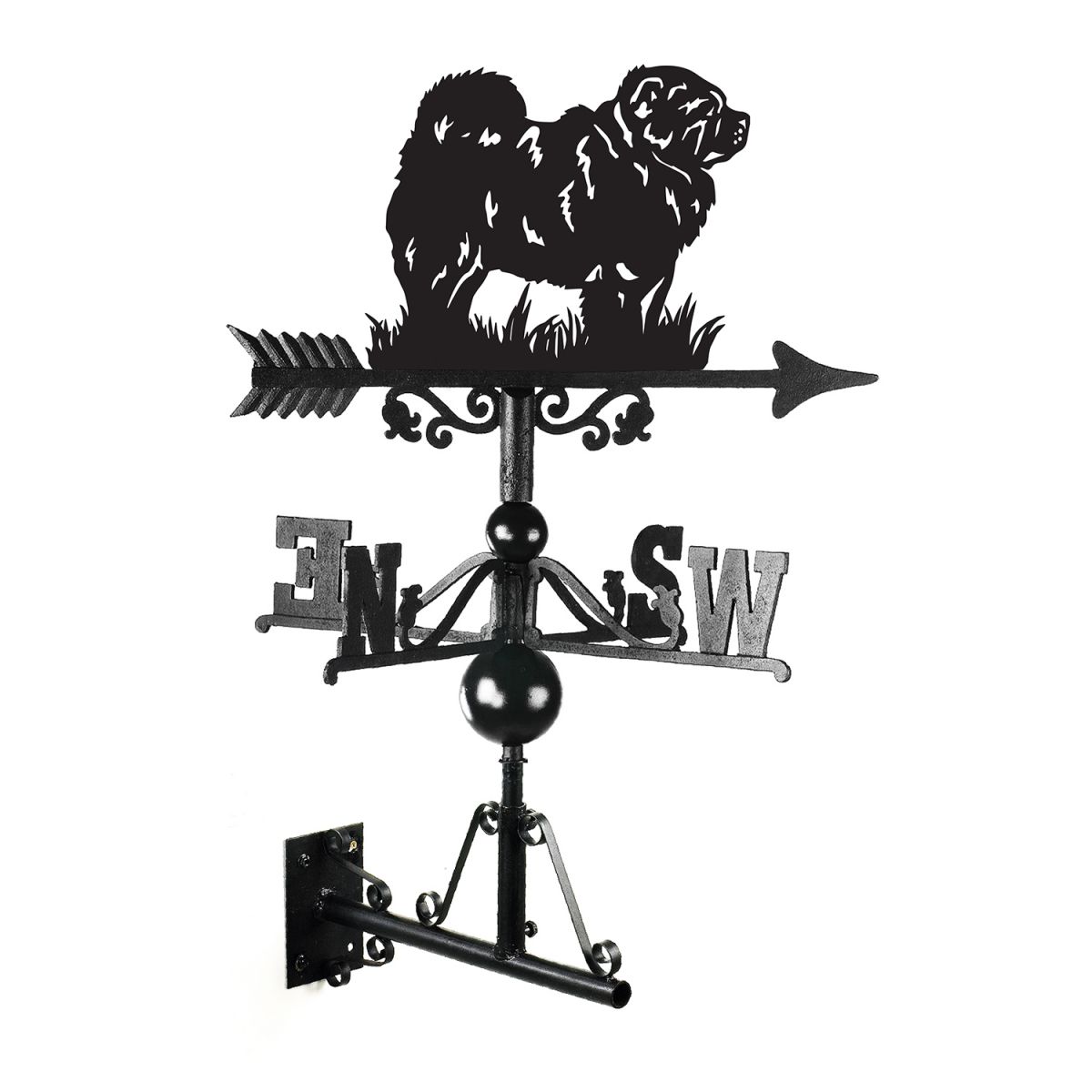 Chow Chow Weathervane Created From Iron