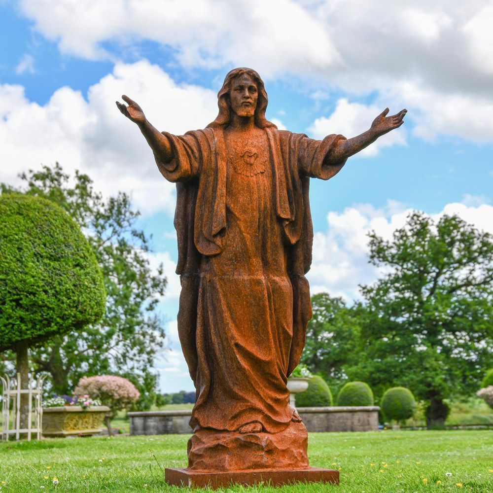 "Christ the Redeemer" Cast Iron Statue
