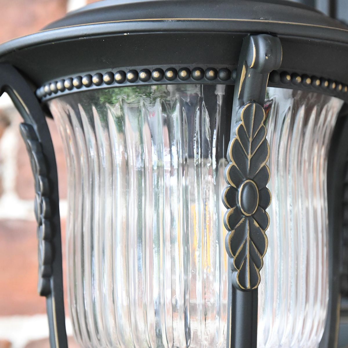 Beveled Glass on the Gothic Wall Light