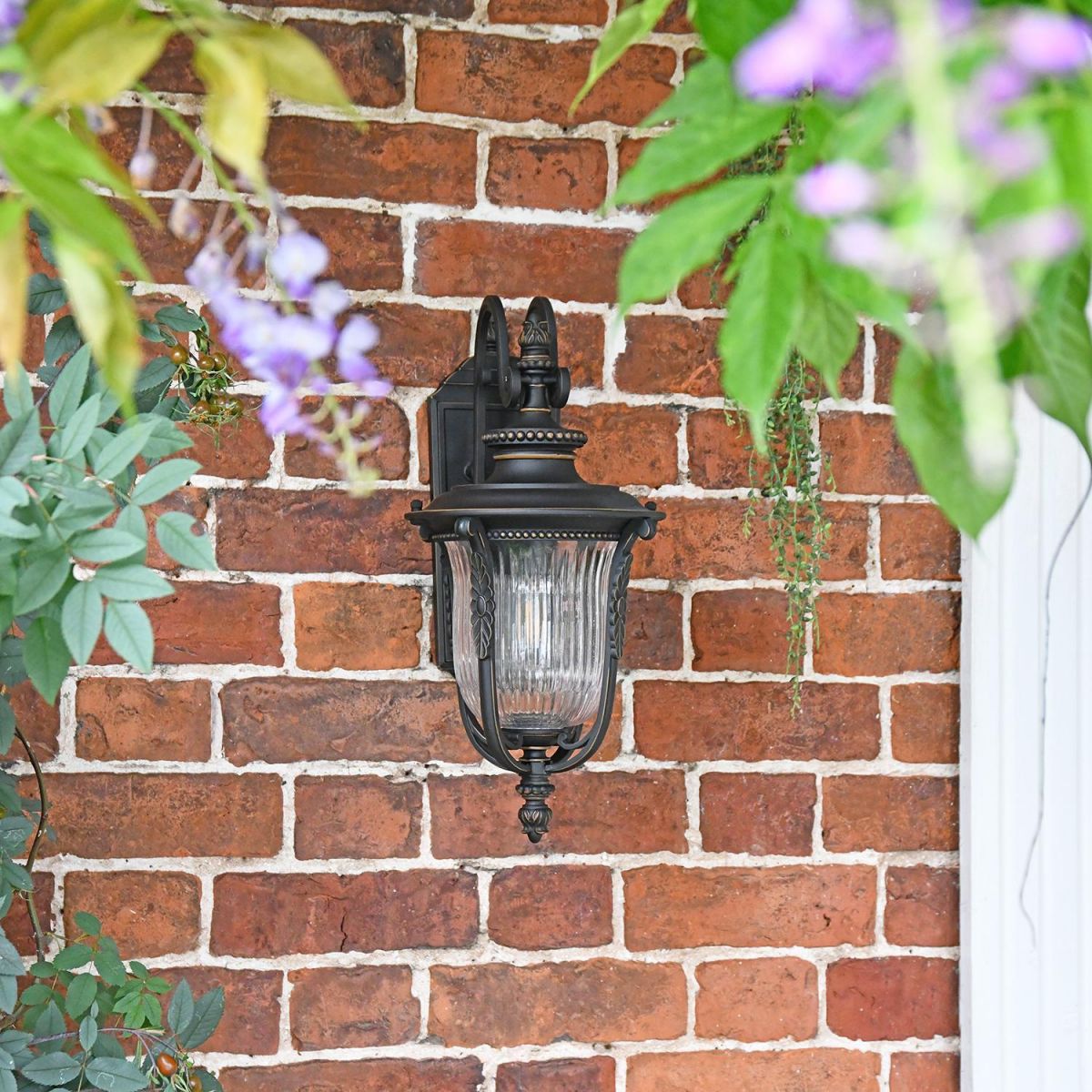 "Christleton" Bronze Wall Mounted Porch Light Next the Front door