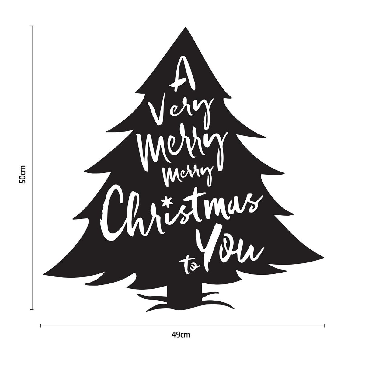 Dimensions of the Christmas Tree Steel Wall Art Dimensions of the Christmas Tree Steel Wall Art