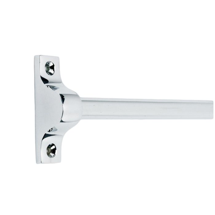 Bright Chrome One Bar Window Security