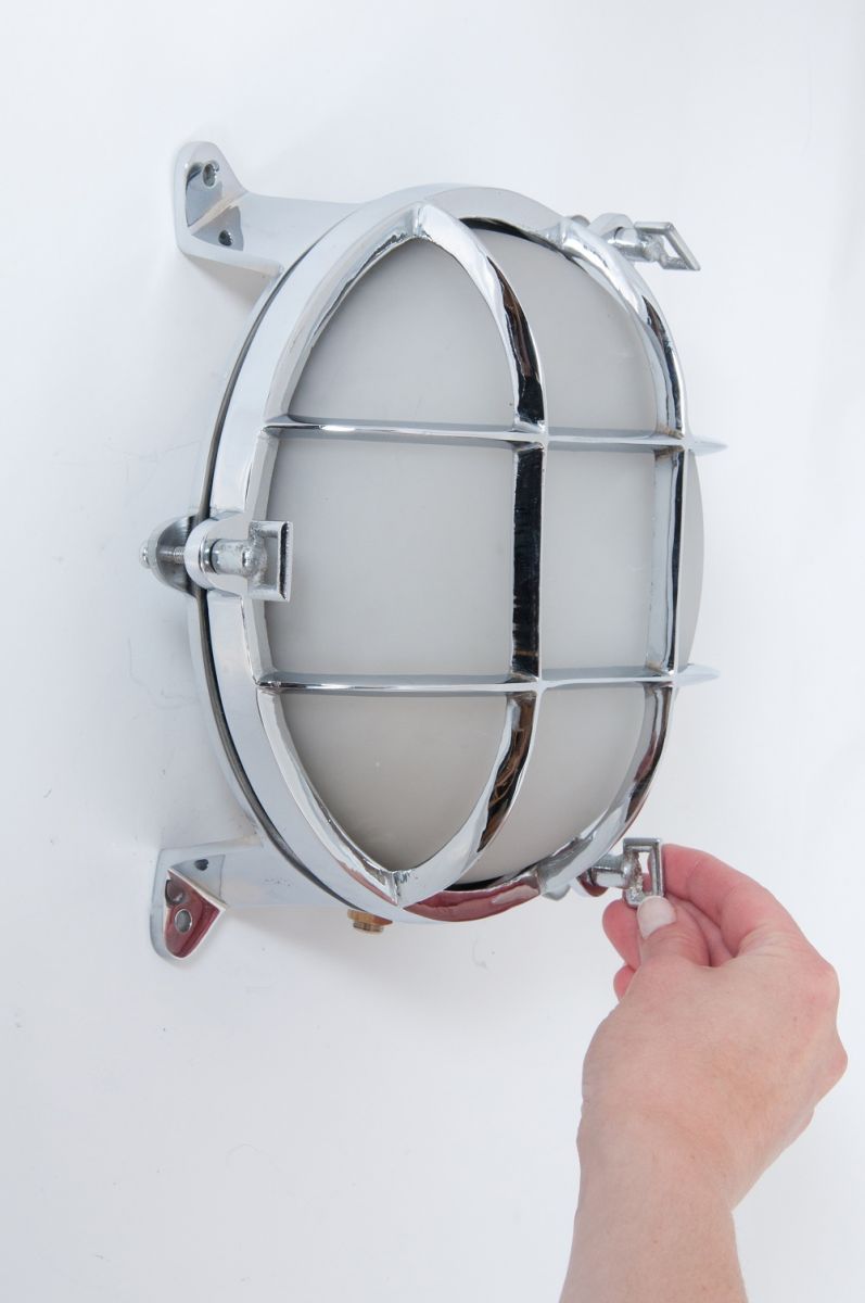 “Flying Dutchman” Solid Brass Bulkhead Light 