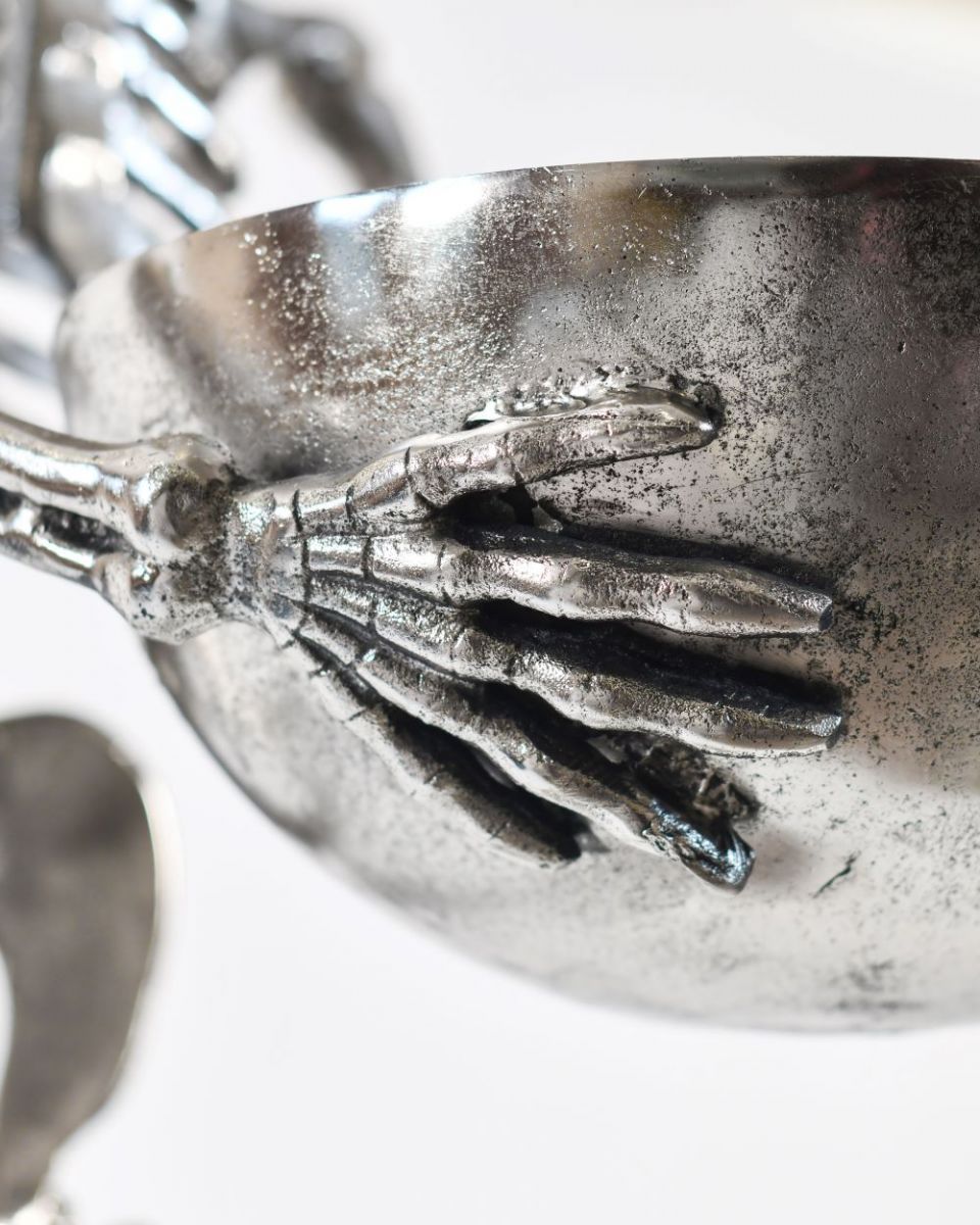 Chrome Skeleton Hand Details