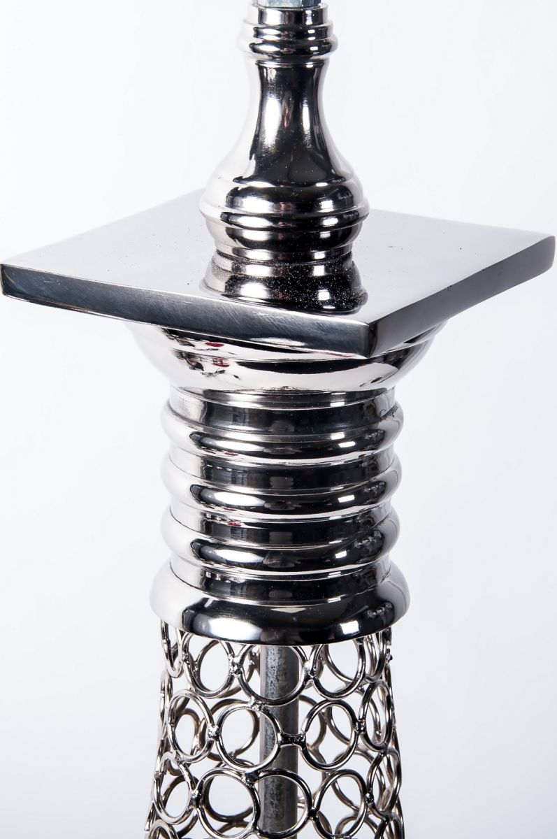 “Garrison Park” Circle Pattern Pillar Lamp 