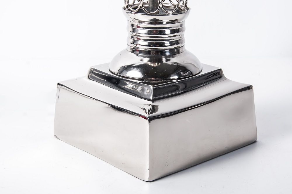 “Garrison Park” Circle Pattern Pillar Lamp 