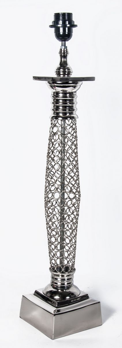 “Garrison Park” Circle Pattern Pillar Lamp 