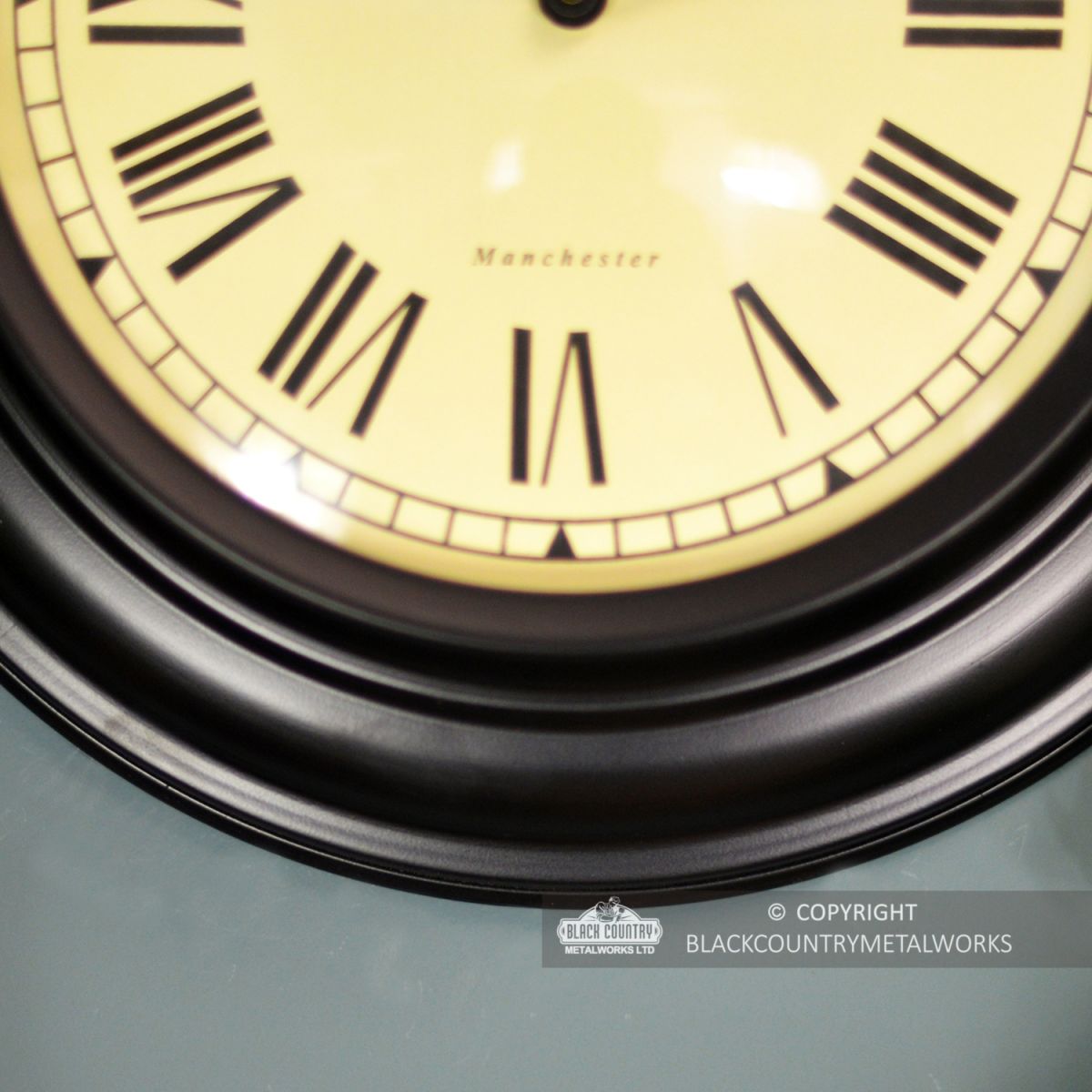 Close-up of the Smooth Black Finish Close-up of the Smooth Black Finish