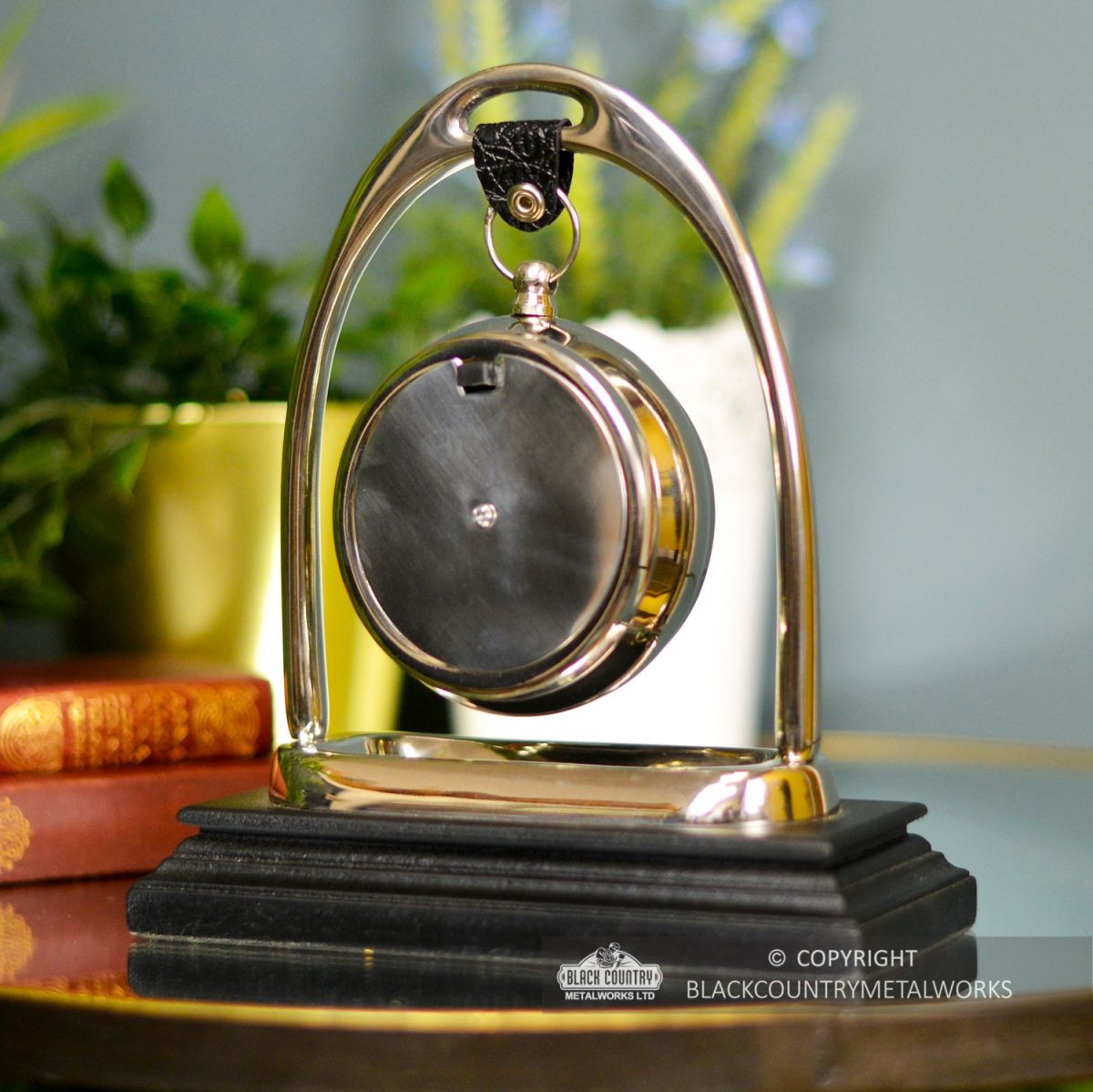 View of the Back of the "10 Downing Street" Mantle Clock