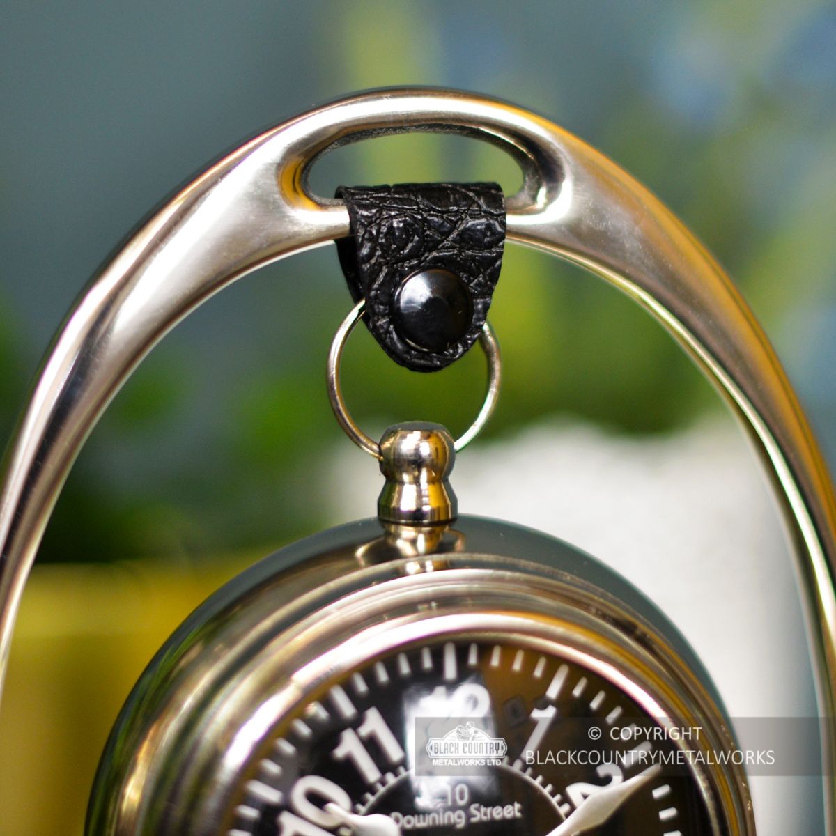 close-up of the Top of the Mantel clock