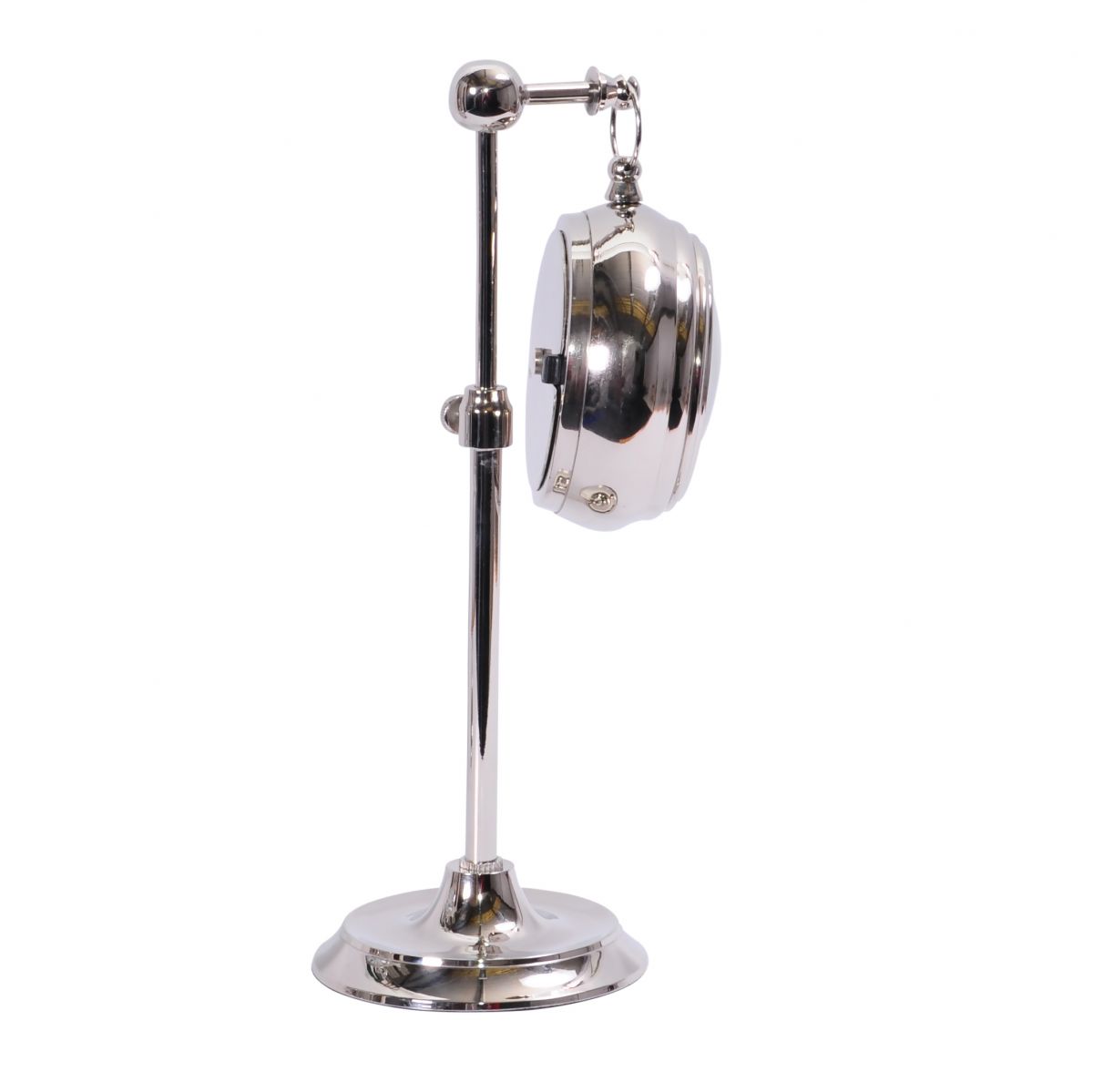 Contemporary adjustable height table clock