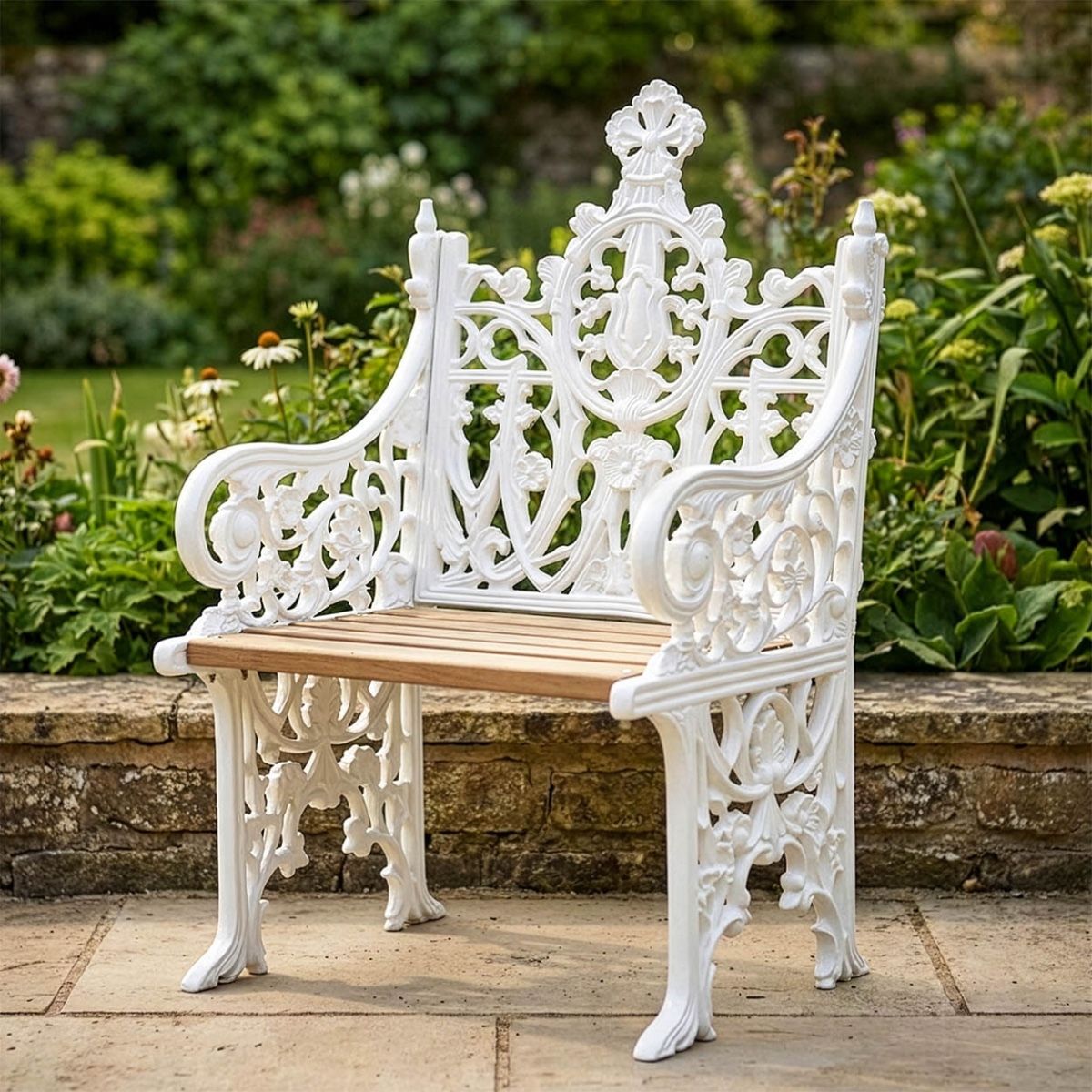 Clarence House Single Garden Seat Digital Illustration