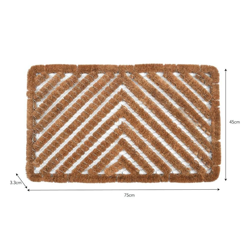Dimensions of the Classic Wire Brush Door Mat 
