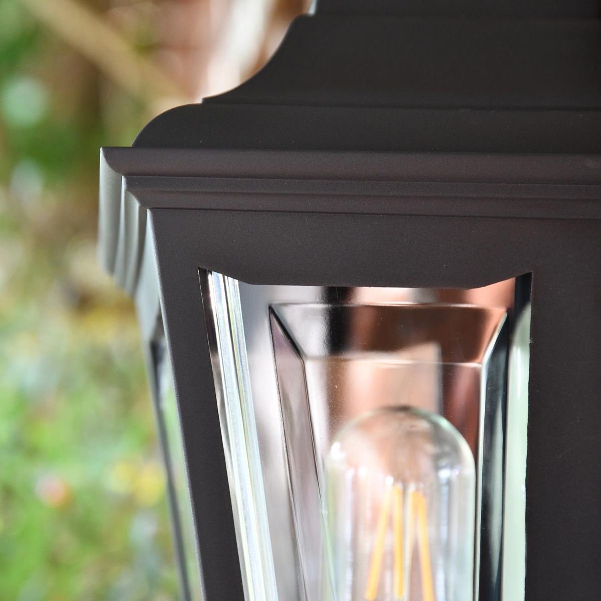 Beveled Glass Inside the "Clifton"Porch Wall Light