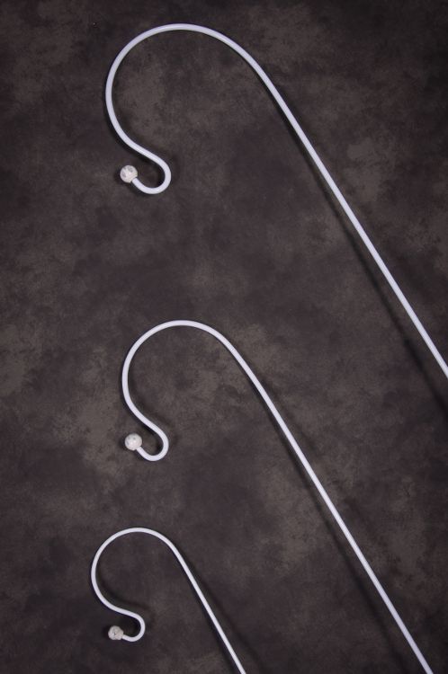 Lantern Support - White Shepherds Crooks Lantern Support - White Shepherds Crooks