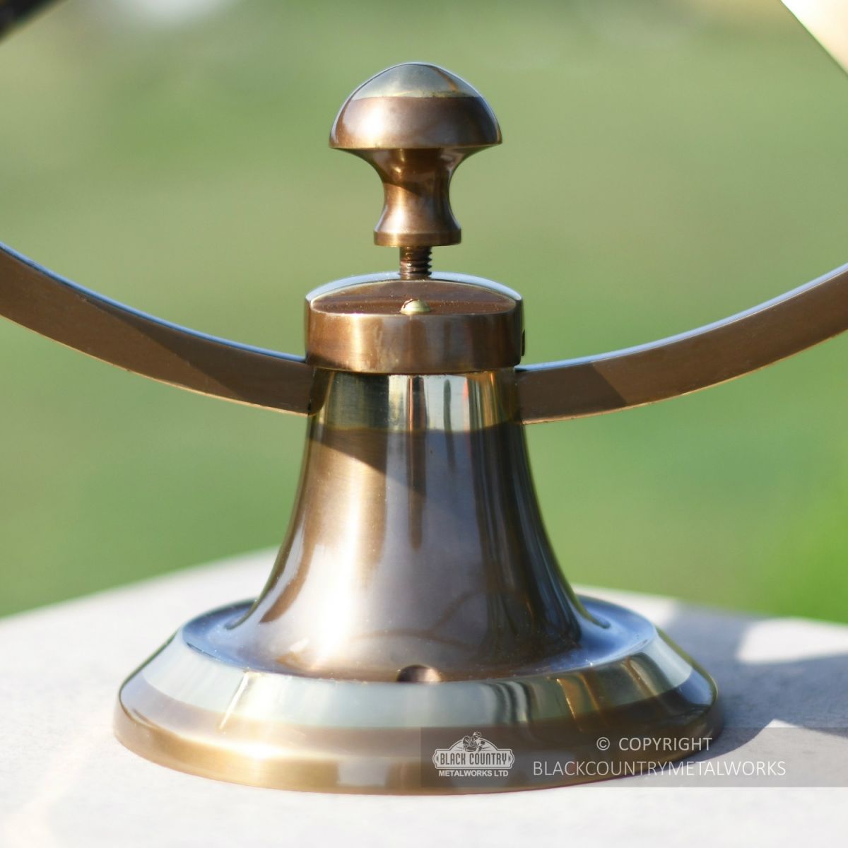 Close-up of the Base on the Armillary