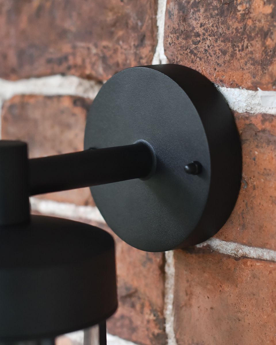 Close-up of the Fixing Plate Mounted onto a Brick Wall