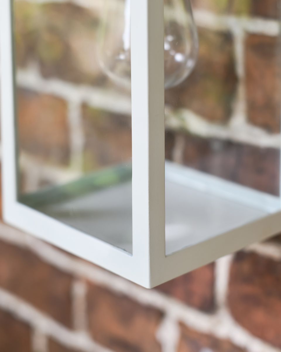 Close-up of the Glass in the Wall Light