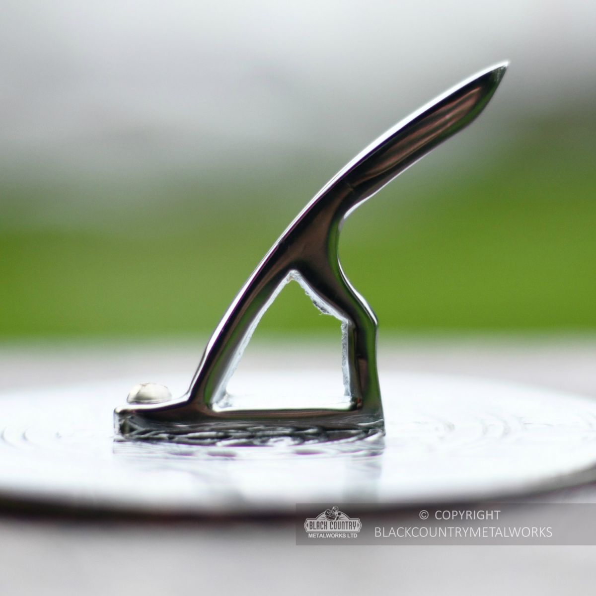 Close-up of the Gnomon on the Sundial