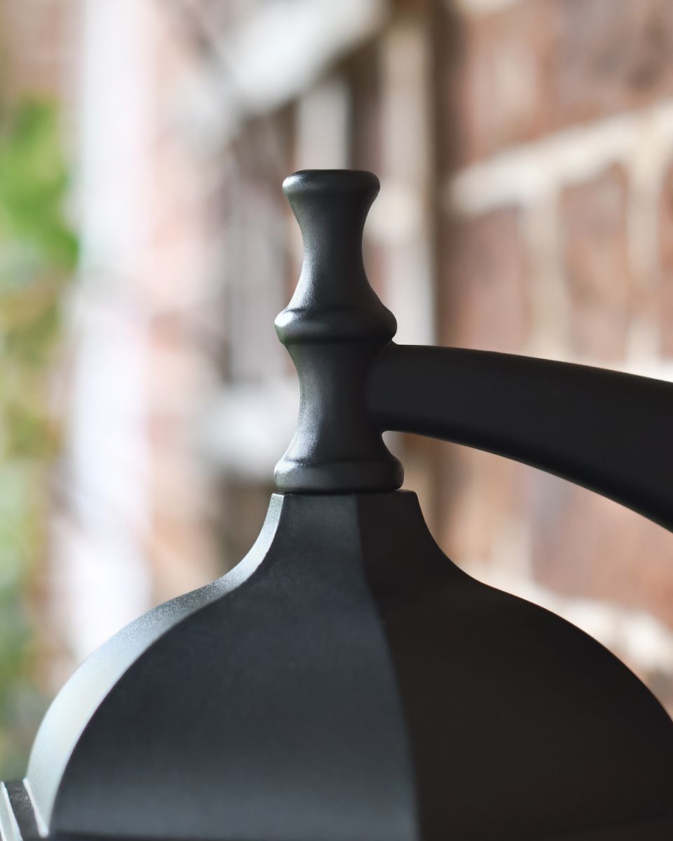 Close-up of the Matt Black Finish on the Lantern Close-up of the Matt Black Finish on the Lantern