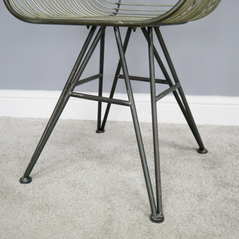 Close-up of the Metal Legs on the Chair Close-up of the Metal Legs on the Chair